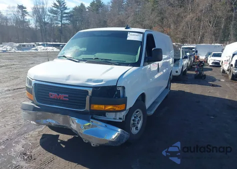 2019 GMC Savana 2500 Work Van z USA, uszkodzony, nr VIN 1GTW7AFG6K1367398